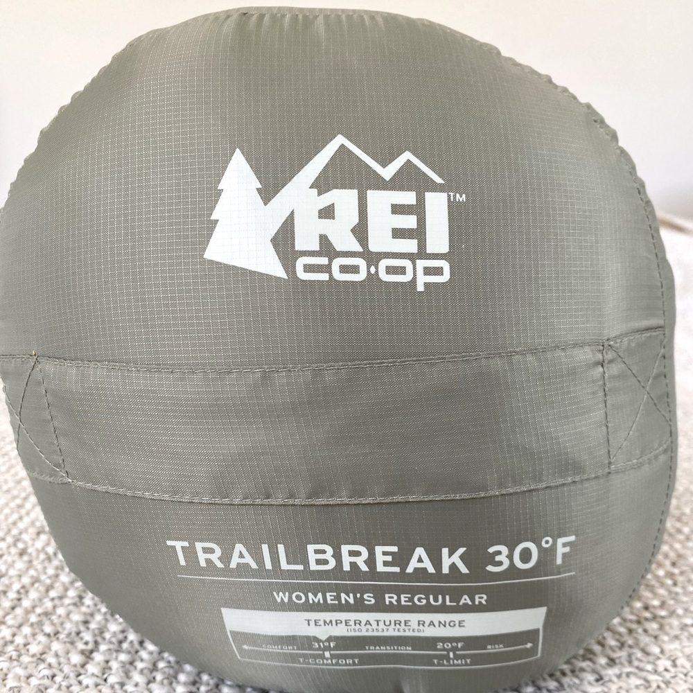 BRAND NEW REI TRAILBREAK 30F SLEEPING BAG 🏔